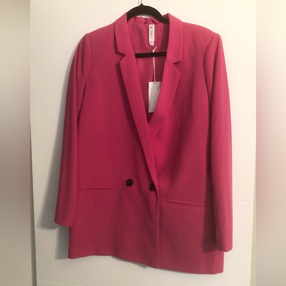 BarbieCore oversized Pink Blazer size Medium